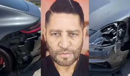 Pancho Barraza tuvo un accidente en la carretera Tepic-Mazatl�n.