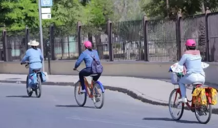 Ciclistas en Hermosillo