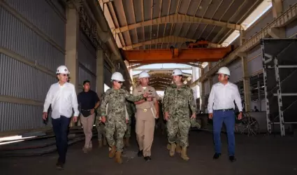 El gobernador Alfonso Durazo acudi a la ciudad de Guaymas para supervisar el av