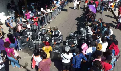 Migrantes en Tapachula, Chiapas