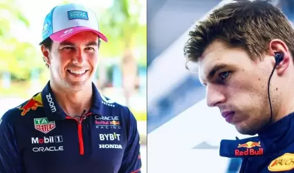 Max Verstappen recibi regao de Red Bull por preguntar sobre Checo Prez