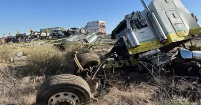 Accidente en la carretera Caborca-Sonoyta
