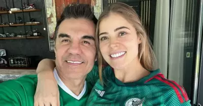 Adri�n Uribe y Thuany Martins se casaron en 2021.