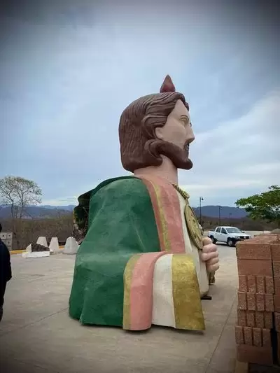 San Judas Tadeo gigante en Sinaloa.