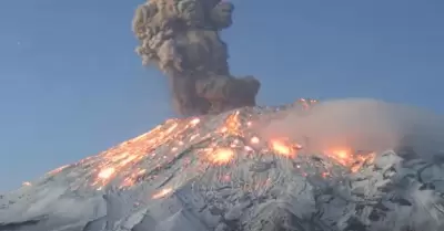 Explosión de Popocatépetl 11 de mayo 2023.