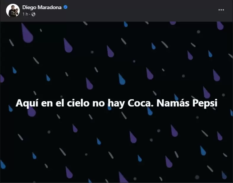 Hackean cuenta de Maradona