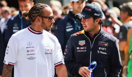 Lewis Hamilton y Sergio Prez