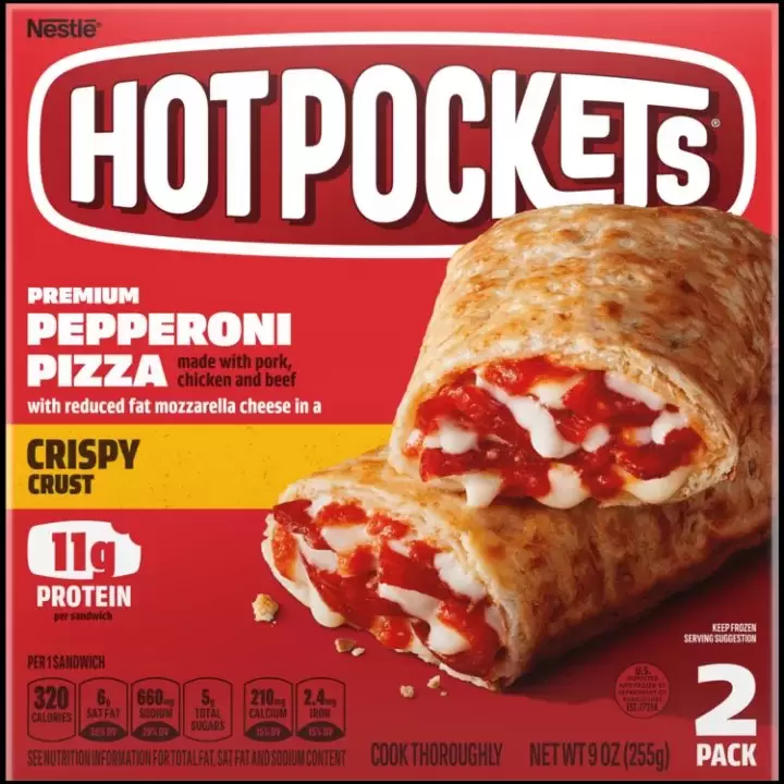 Caja de Hot Pockets