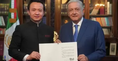 López Obrador recibió las cartas credenciales de siete embajadores.