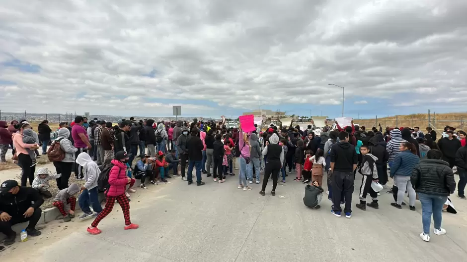 Protesta migrante