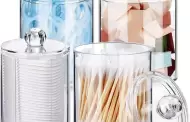 Juego de 4 de envase de transparentes para mantener tu baño bien organizado