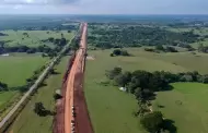 López Obrador supervisa obra del Tren Interoceánico en el Istmo