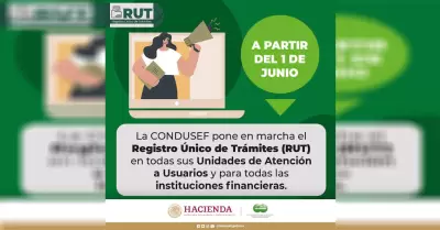 A partir del 1 de junio la CONDUSEF pone en marcha el Registro nico de Trmites