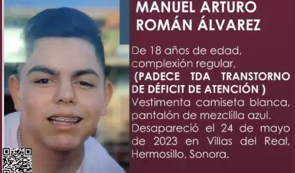 Manuel Arturo Romn lvarez padece trastorno de dficit de atencin