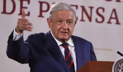 Andrs Manuel Lpez Obrador durante la conferencia matutina