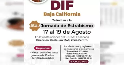 Invita DIF BC a inscribirse a la 5ta. Jornada gratuita de Cirug�as de Estrabismo