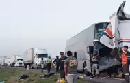 Autobús con migrantes venezolanos y chilenos se accidenta en carretera de SLP