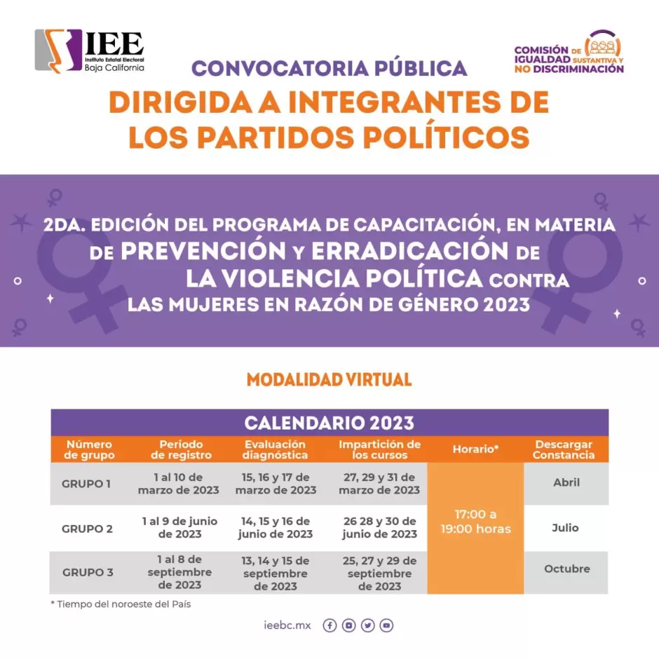 Capacitaci�n en materia de prevenci�n y erradicaci�n de la VPMRG 2023