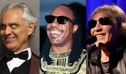 Andrea Bocelli, Stevie Wonder, Jos Feliciano y otros artistas ciegos