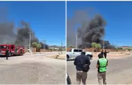 Controla Bomberos y Proteccin Civil incendio de cisterna con hidrocarburo en la colonia Agualurca