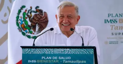 AMLO en supervisin del Plan de Salud del IMSS Bienestar de Tamaulipas.