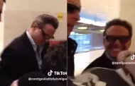 VIDEO: Luis Miguel sorprende a fans y da autógrafos en aeropuerto