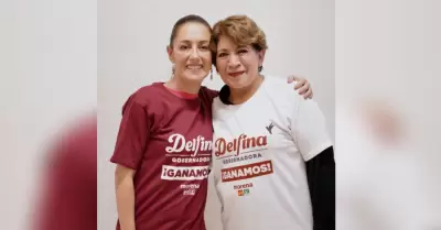 Claudia Sheinbaum y Delfina Gmez