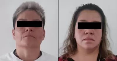 Las dos mujeres que fueron denunciadas por vigilantes del pante�n cuando profana