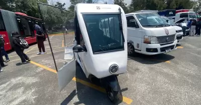 Mototaxi el�ctrico de la CDMX