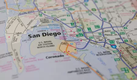 Mapa de San Diego, California