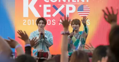 Kenta y Sanggyun de "JBJ95" en K-Content EXPO 2019