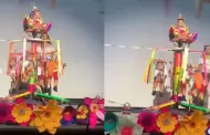 VIDEO: Bebés recrean tradición de Voladores de Papantla en festival escolar