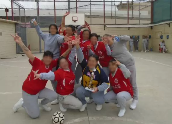 Convivencia deportiva entre la poblacin femenil del Centro Penitenciario