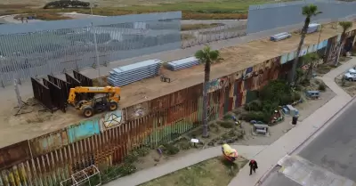 Construcción de segundo muro fronterizo