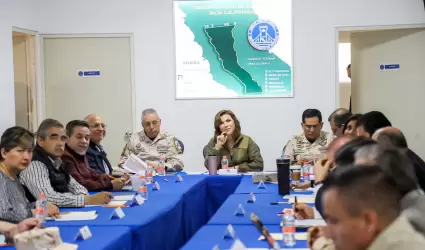Reunin con autoridades federales y municipales de Tijuana