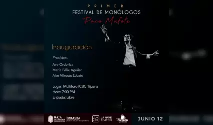 "Primer Festival de Monlogos Paco Mufote"