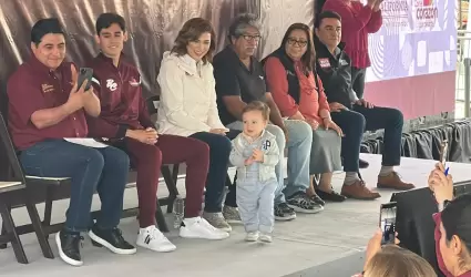 Acapara atenci�n "Baby" Diego en evento de gobernadora