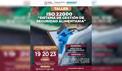 Seguridad alimentaria ISO 22000