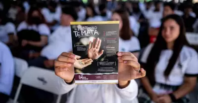 "Si te drogas, te daas" en Conalep Mexicali plantel I