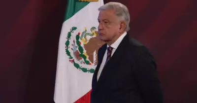 Andrs Manuel Lpez Obrador durante la conferencia matutina desde Palacio Nacion