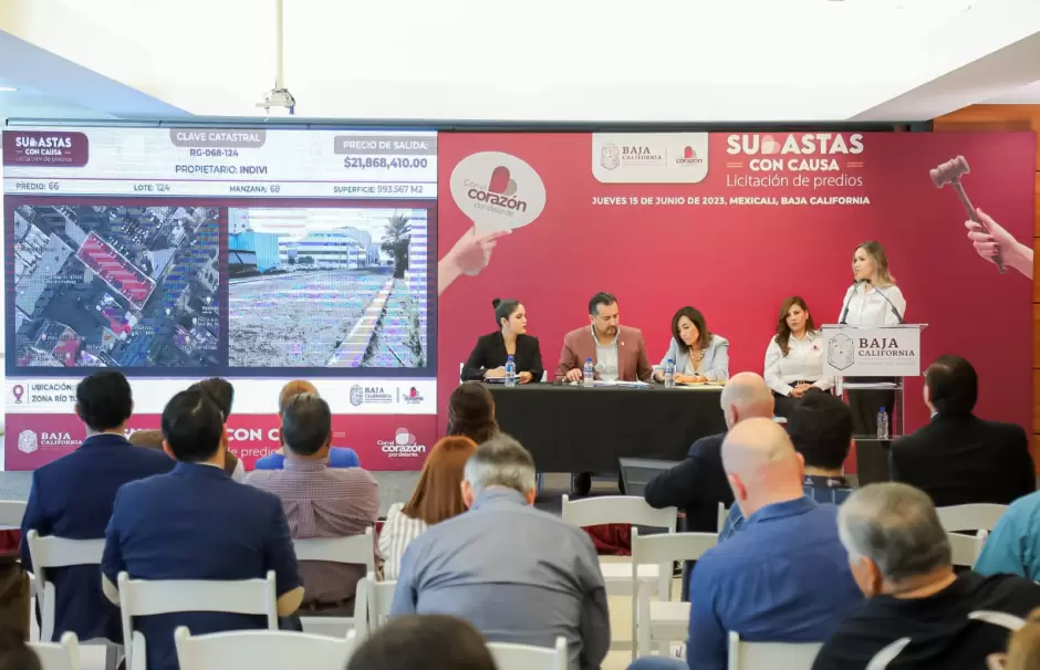 Subasta con Causa. Licitaci�n de Predios