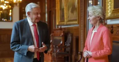 Lpez Obrador y la presidenta de la Unin Europea, Ursula von der Leyen