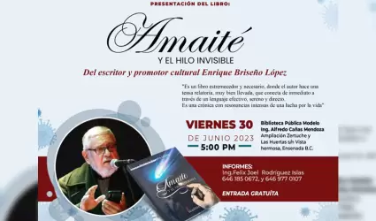 Presentación de libro "Amaité y el hilo invisible" de Enrique Briseño