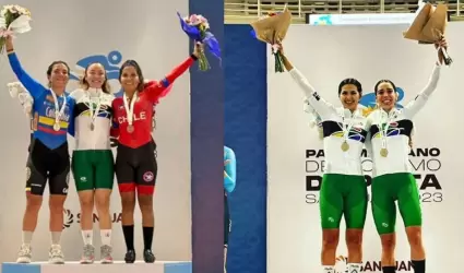 Mxico suma dos oros y un bronce en Panamericano de Ciclismo