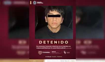 Joven de 17 detenido