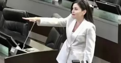 Ana Patricia Brise�o rinde protesta como titular del ISTAI
