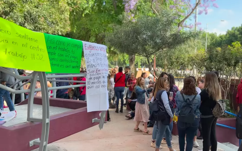 Manifestacin de maestros