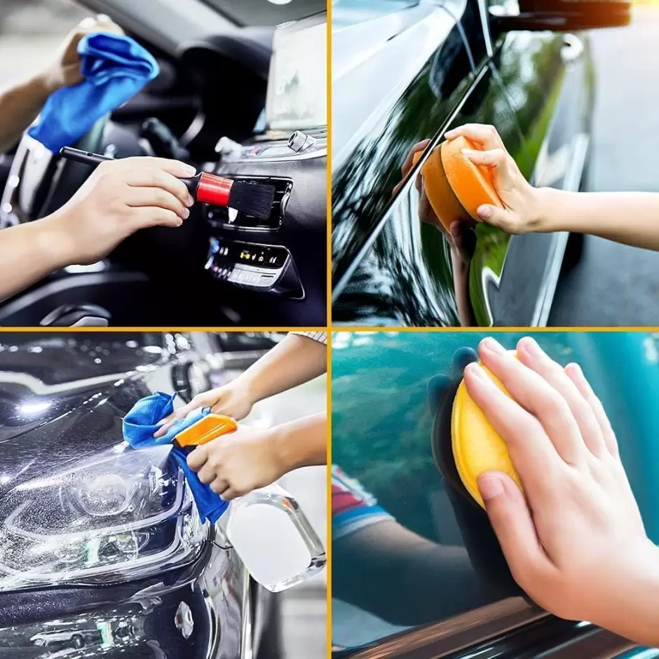 kit para limpiar auto