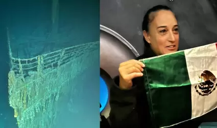 Renata Rojas, otra mexicana que viaj a conocer los restos del Titanic