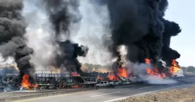 Accidente en autopista de Jalisco